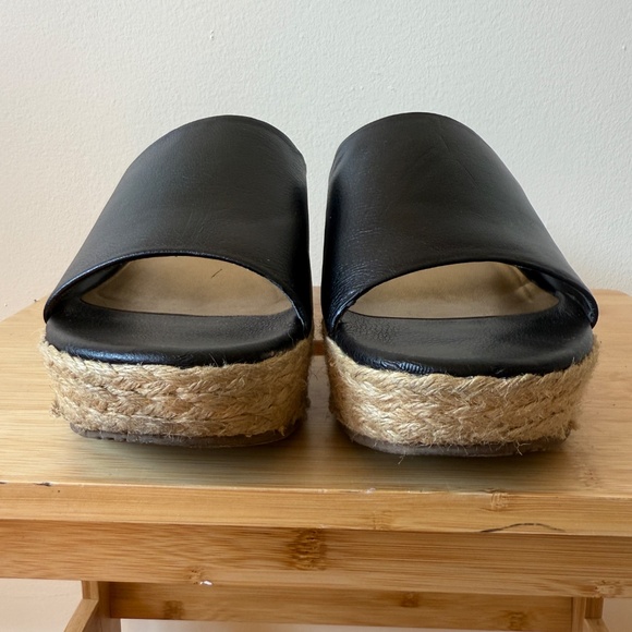 Fabulous Y2K Black Expression platform slide sandals - Picture 4 of 7